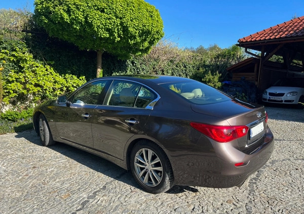 Infiniti Q50 cena 74900 przebieg: 143500, rok produkcji 2015 z Tarnów małe 37